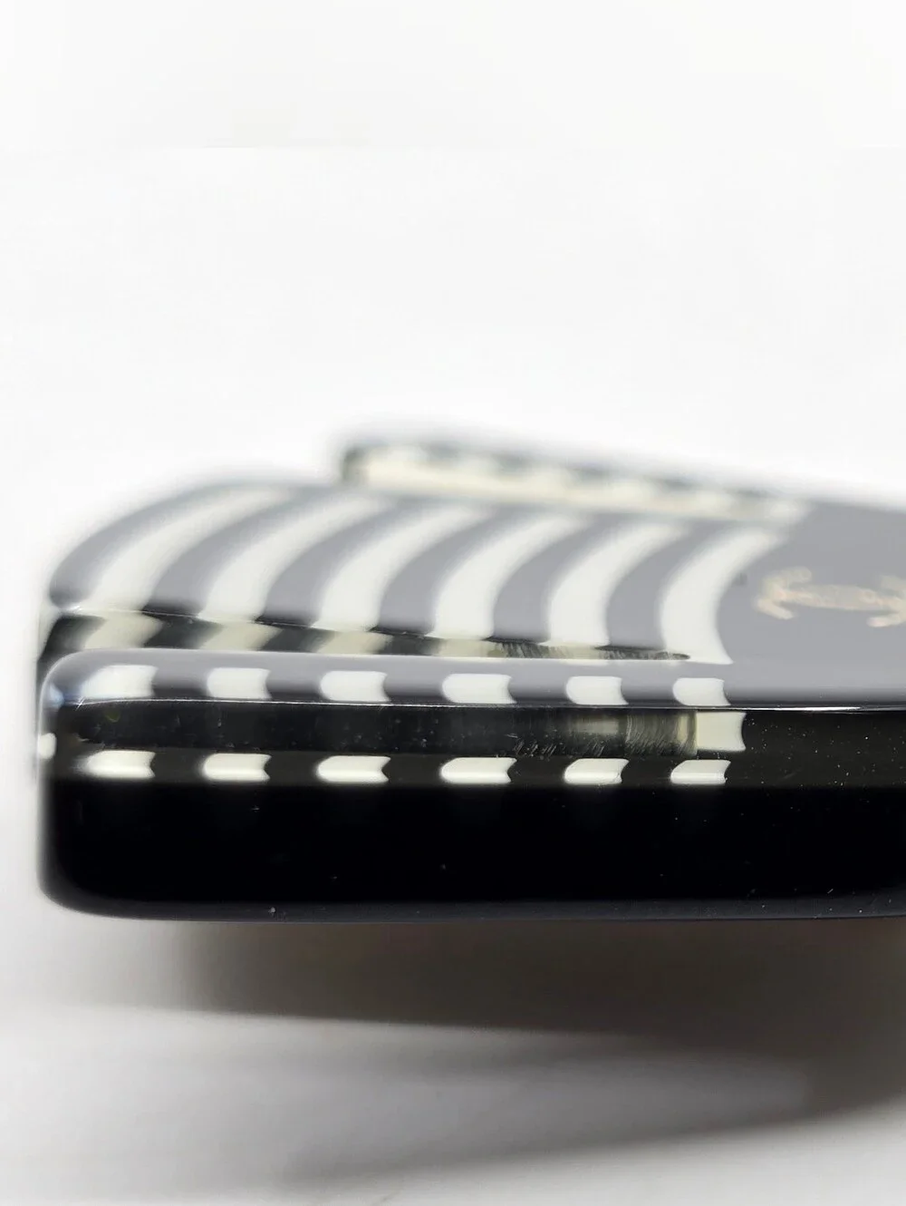Chanel 18A Striped Shirt Brooch